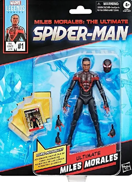 MARVEL LEGENDS THE ULTIMATE SPIDER-MAN: MILES MORALES ACTION FIGURE ULTIMATE MILES MORALES 15 CM